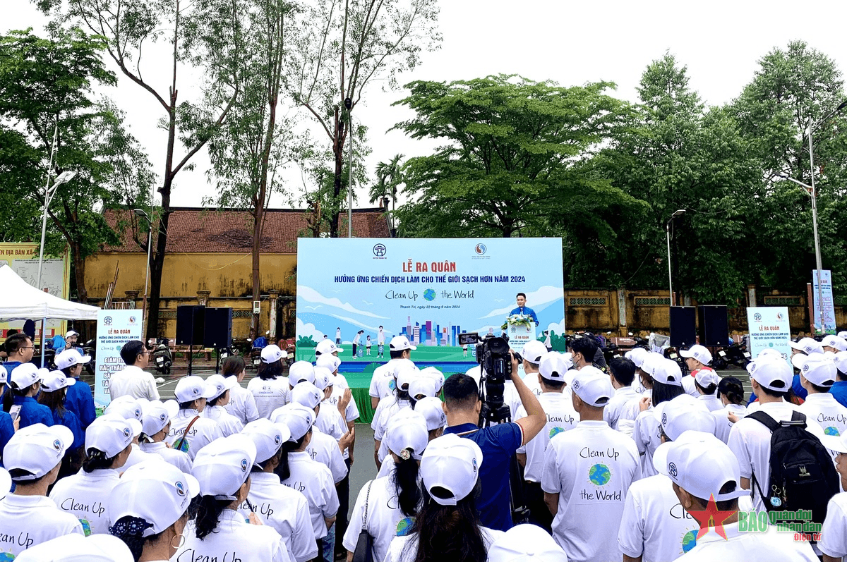 Ra quân hưởng ứng Chiến dịch “Làm cho thế giới sạch hơn” năm 2024