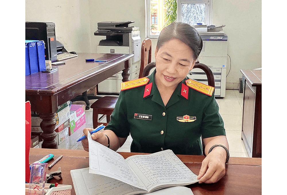 Nữ quân nhân 26 lần tham gia hiến máu
