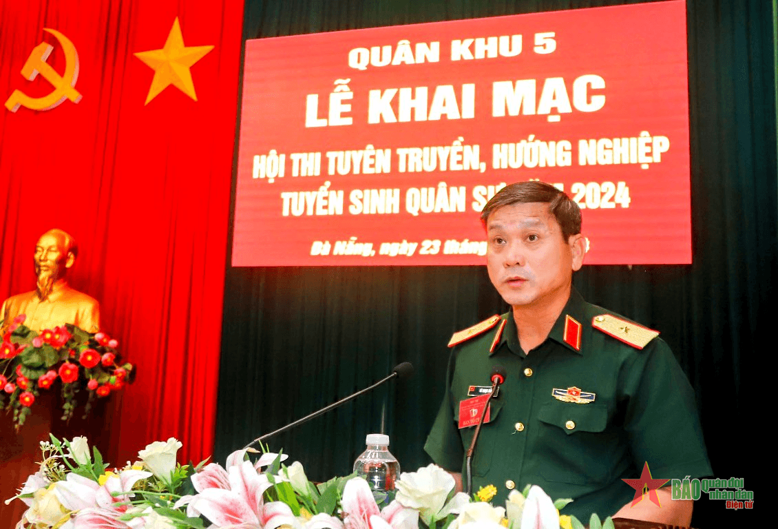 Quân khu 5: Khai mạc hội thi tuyên truyền, hướng nghiệp tuyển sinh quân sự năm 2024