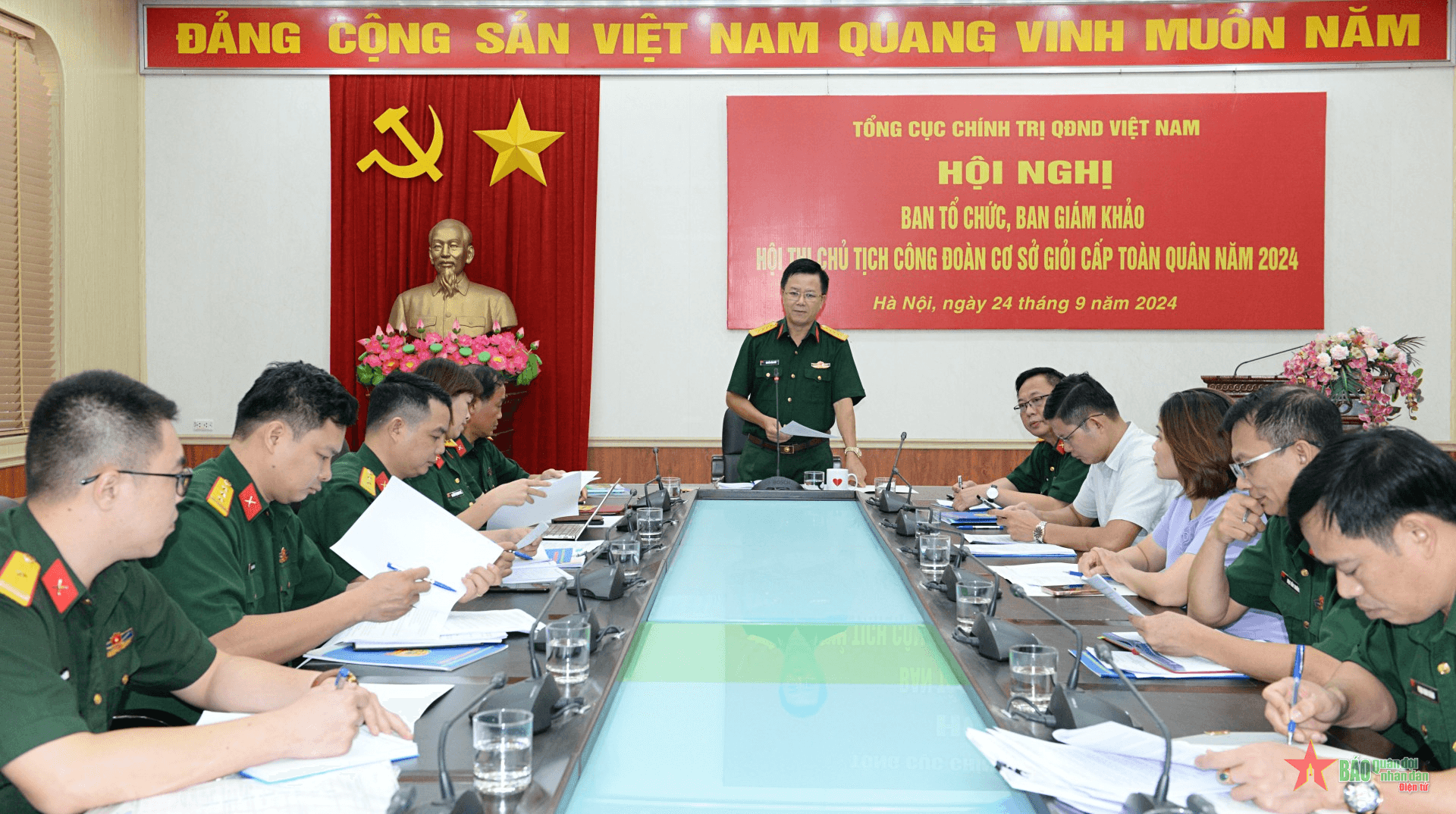 Tổ chức Hội thi Chủ tịch công đoàn cơ sở giỏi cấp toàn quân trong tháng 10-2024