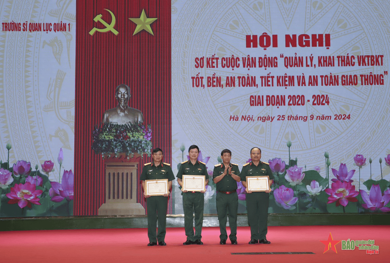 Trường Sĩ quan Lục quân 1 sơ kết Cuộc vận động 50 giai đoạn 2020-2024