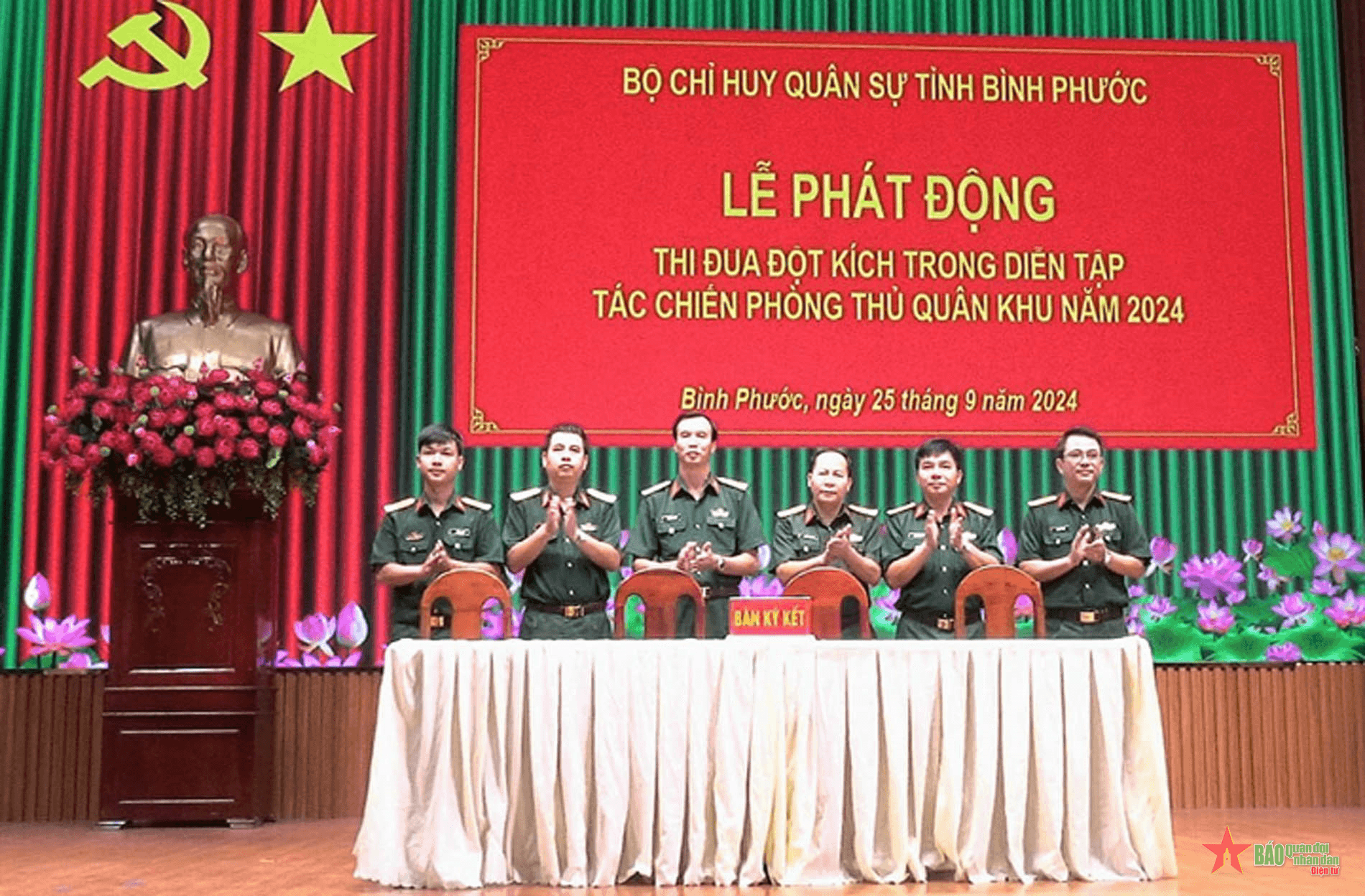 Bộ Chỉ huy Quân sự tỉnh Bình Phước thi đua đột kích trong diễn tập