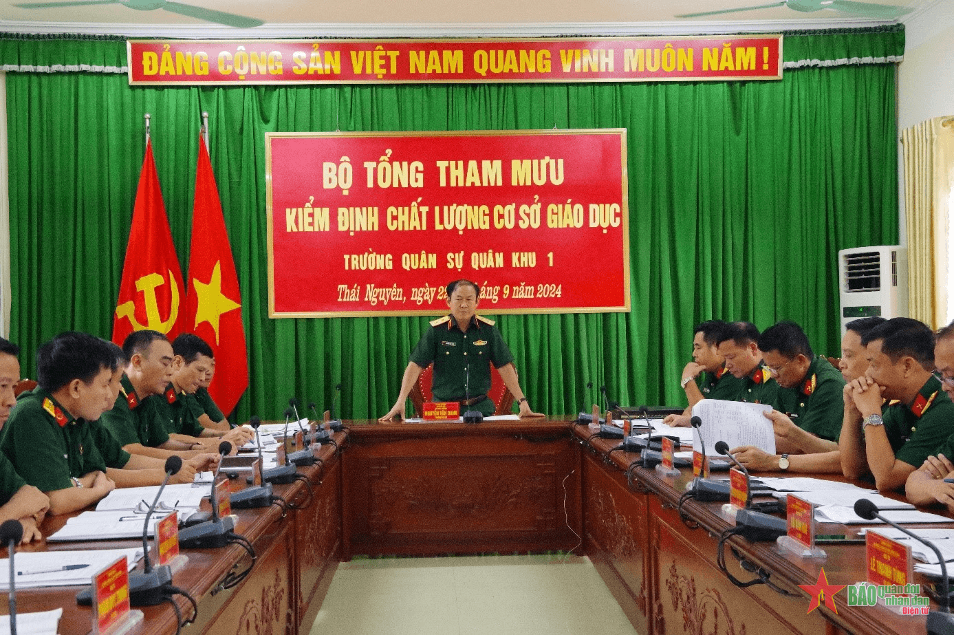 Kiểm định chất lượng giáo dục tại Trường Quân sự Quân khu 1
