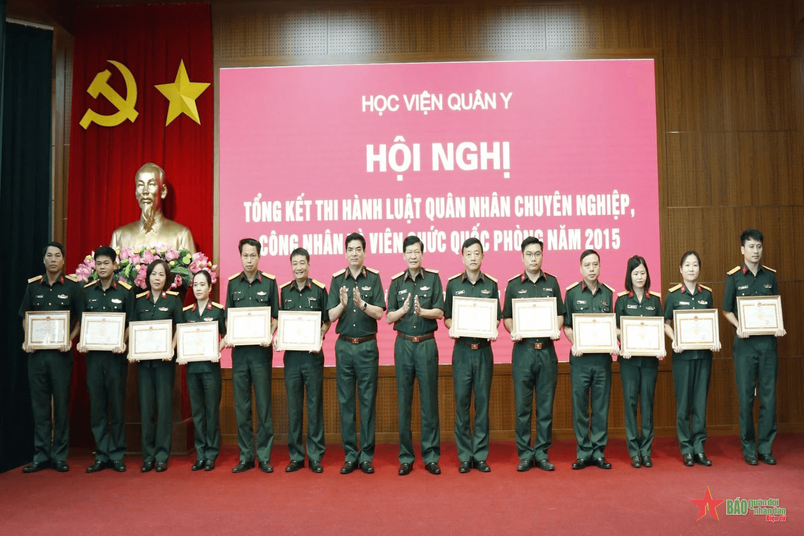 Luật Quân nhân chuyên nghiệp, công nhân và viên chức quốc phòng là động lực để cán bộ yên tâm cống hiến