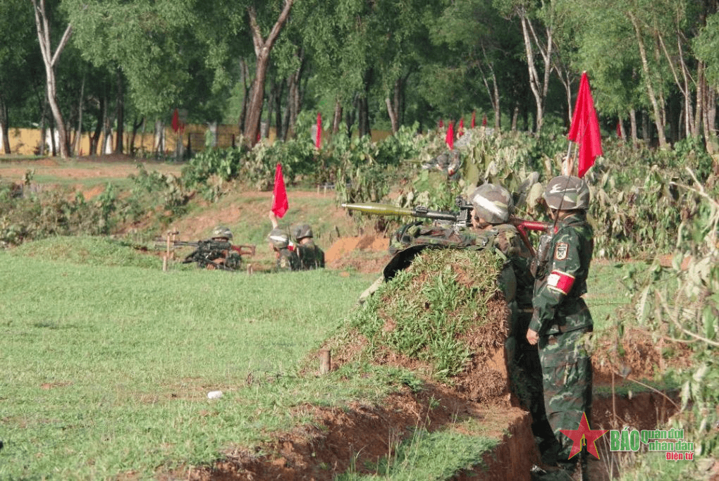 Sư đoàn 968 (Quân khu 4) diễn tập chiến đấu tiến công vào khu vực địch phòng ngự