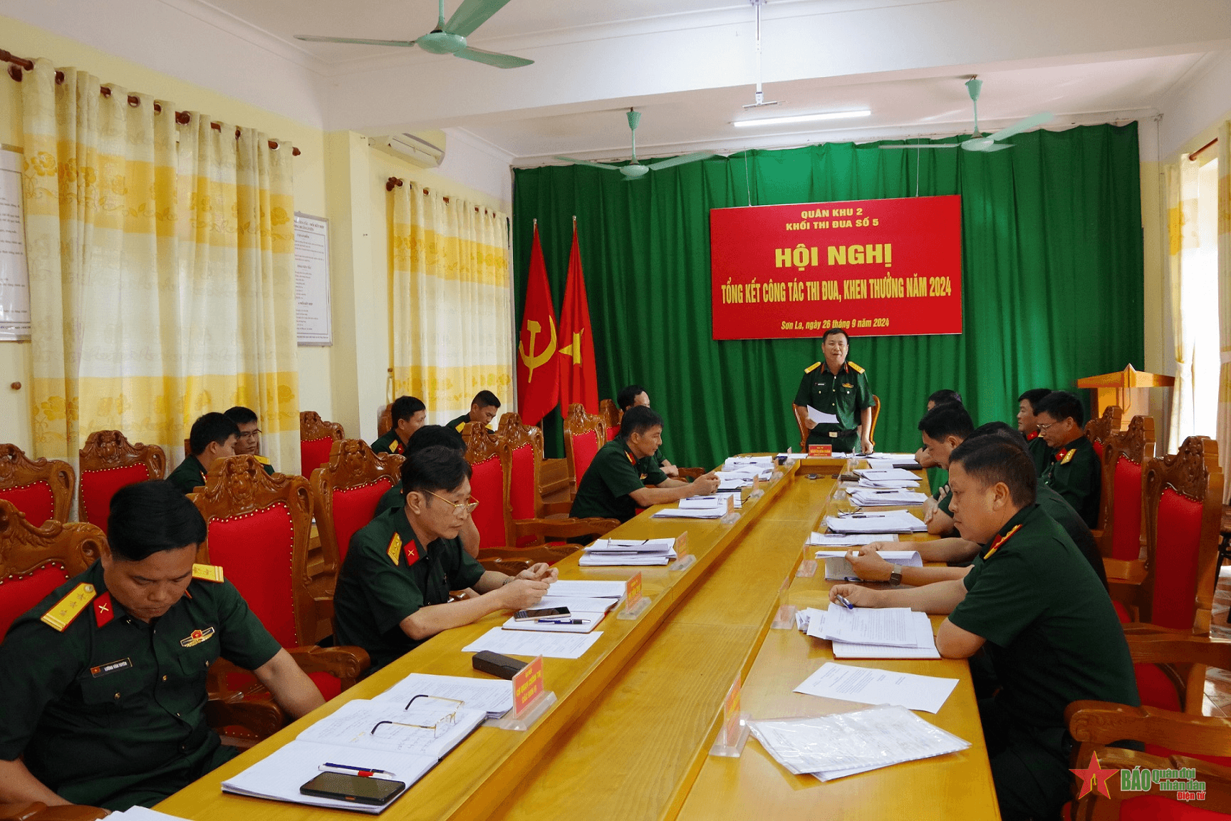 Khối thi đua số 5 Quân khu 2 tổng kết công tác thi đua, khen thưởng năm 2024