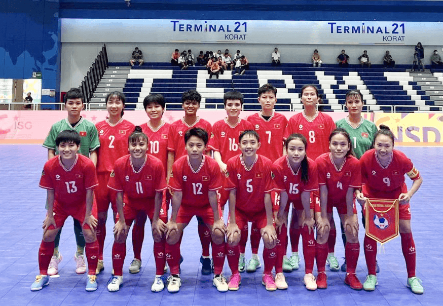 Đội tuyển futsal nữ Việt Nam thắng đậm tuyển Trung Quốc