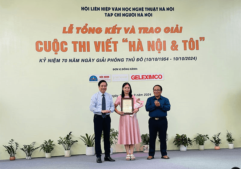 Trao giải Cuộc thi viết “Hà Nội & Tôi”