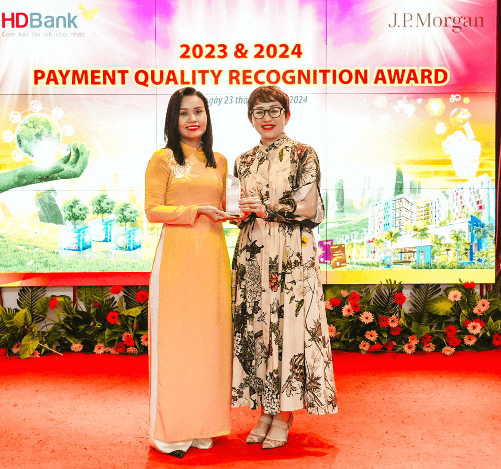 HDBank liên tiếp nhận 6 giải thưởng từ J.P. Morgan Chase Bank