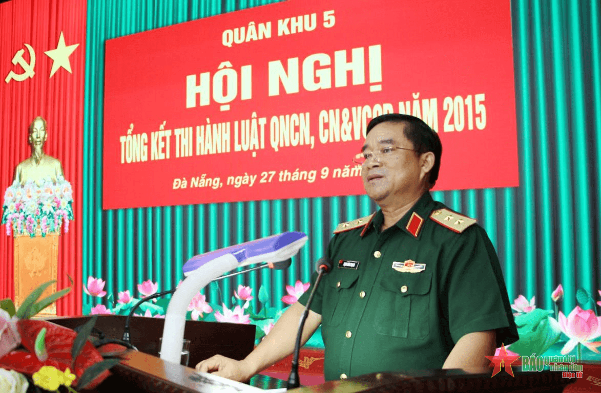 Quân khu 5 tổng kết thực hiện Luật Quân nhân chuyên nghiệp, công nhân và viên chức quốc phòng