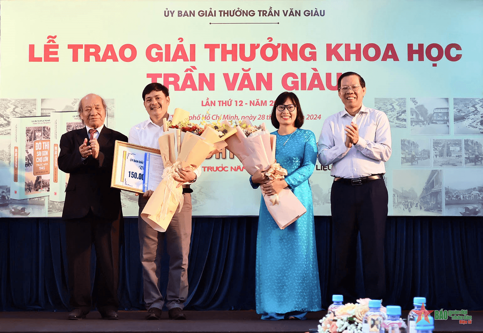 Trao Giải thưởng khoa học Trần Văn Giàu lần thứ 12 năm 2024