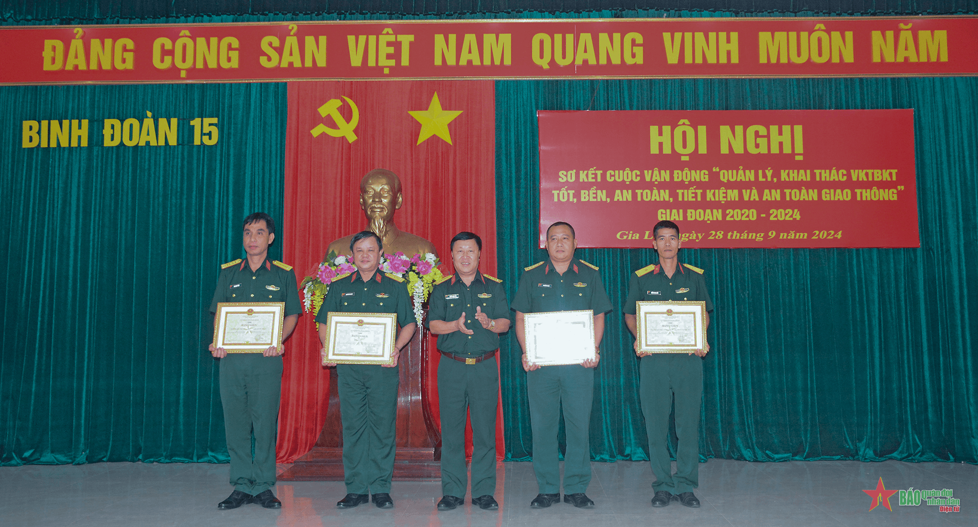 Binh đoàn 15: Gắn thực hiện Cuộc vận động 50 với Phong trào Thi đua Quyết thắng