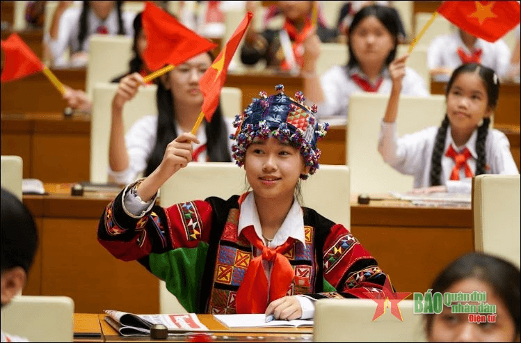 Phiên họp giả định “Quốc hội Trẻ em” lần thứ II-năm 2024: Nhiều vấn đề “cử tri trẻ em” quan tâm được làm rõ