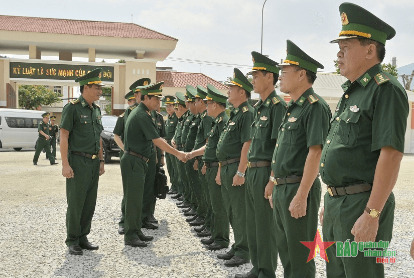 Bộ tư lệnh Bộ đội Biên phòng kiểm tra tại Bộ đội Biên phòng tỉnh Kiên Giang
