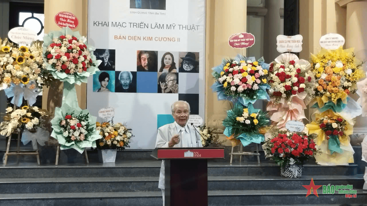Triển lãm tranh chân dung sơn dầu “Bản diện kim cương II” của họa sĩ Đinh Quang Tỉnh