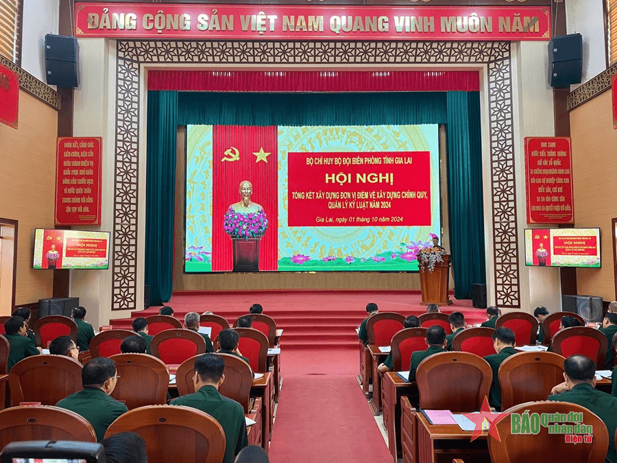 Bộ đội Biên phòng tỉnh Gia Lai tổng kết xây dựng đơn vị điểm về xây dựng chính quy, quản lý kỷ luật năm 2024