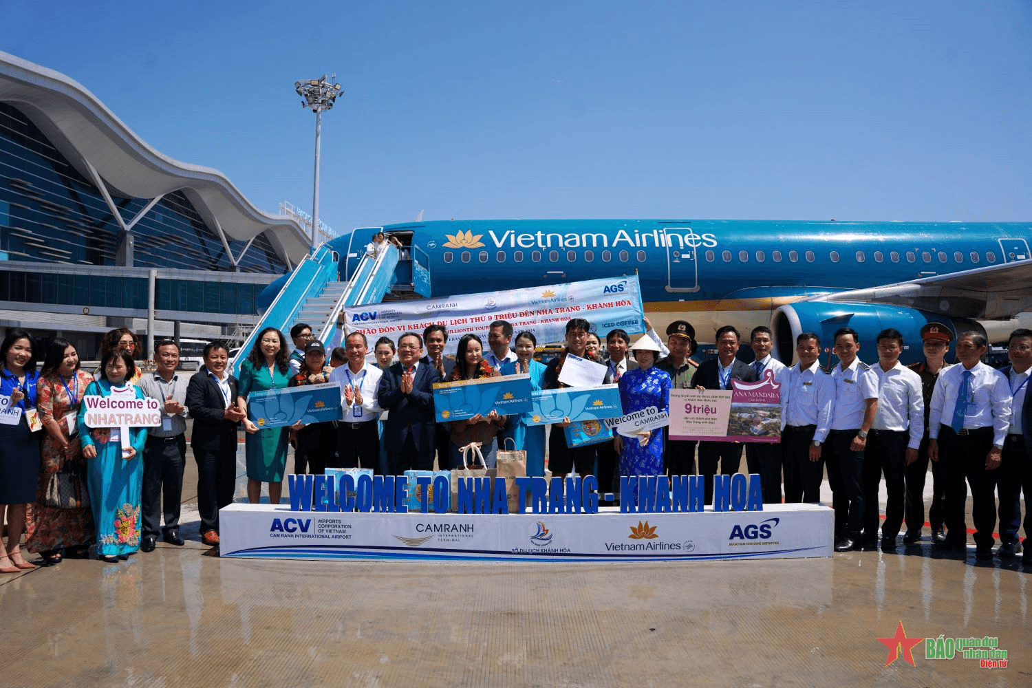 Khánh Hòa đón vị khách thứ 9 triệu đến từ Hàn Quốc