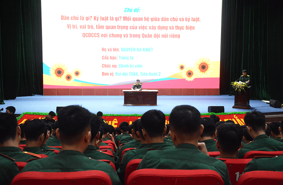 Nâng cao chất lượng thực hành dân chủ, kỷ luật