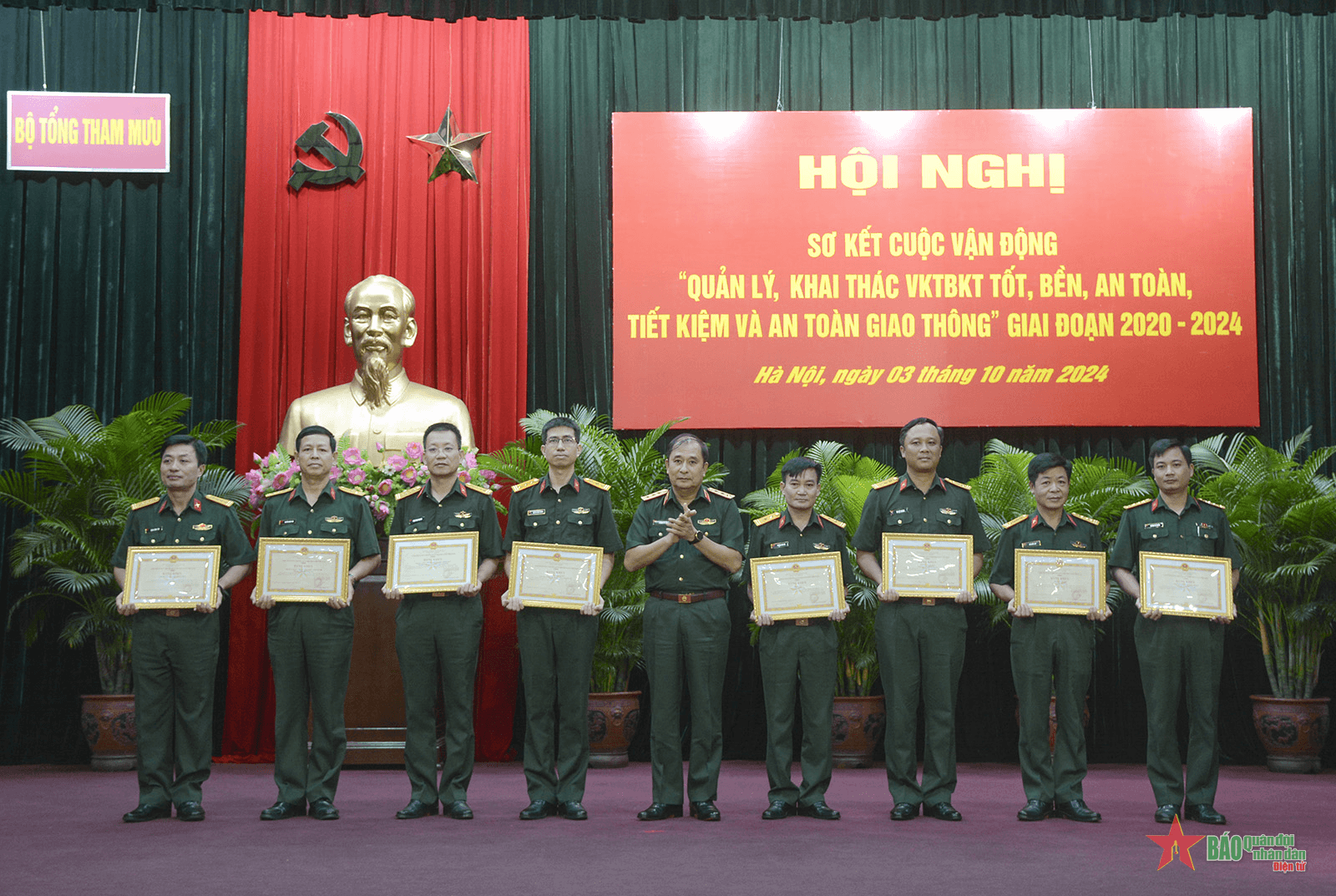 Các cơ quan, đơn vị Bộ Tổng Tham mưu đẩy mạnh chuyển đổi số trong thực hiện Cuộc vận động 50