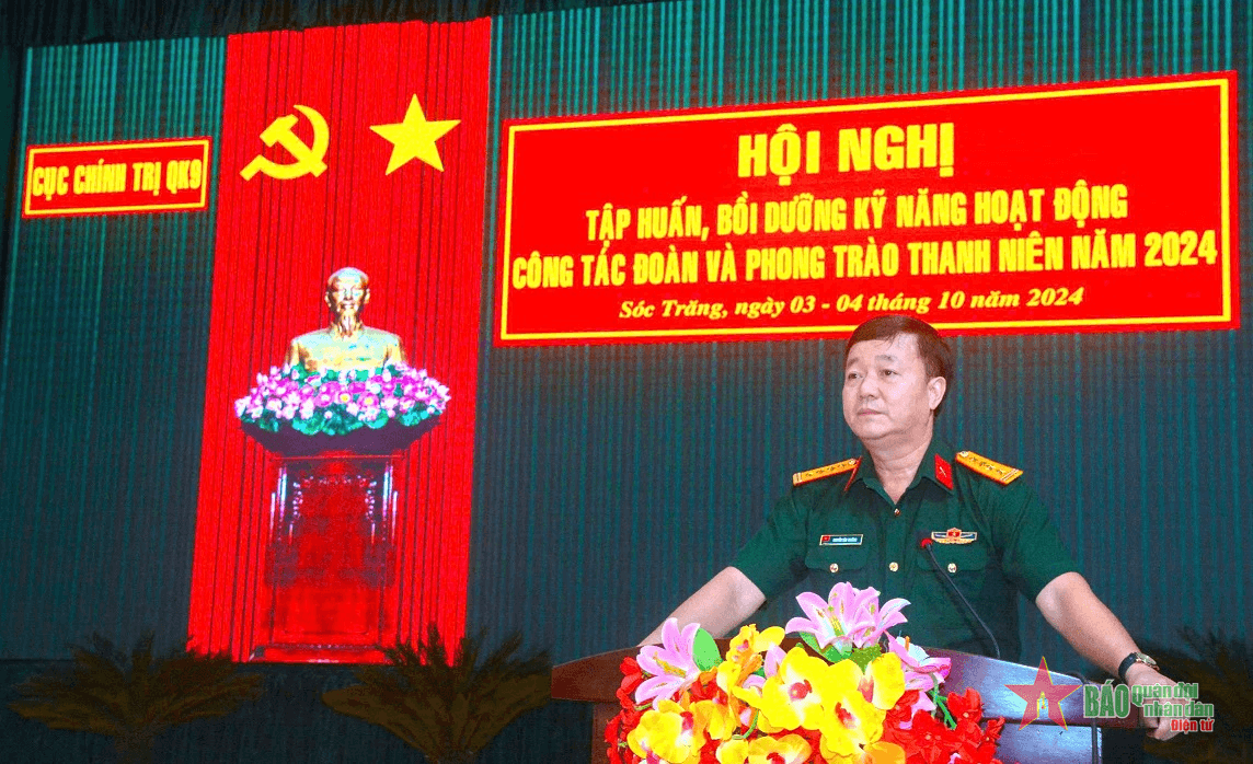 Quân khu 9 tập huấn, bồi dưỡng kỹ năng công tác Đoàn và phong trào thanh niên