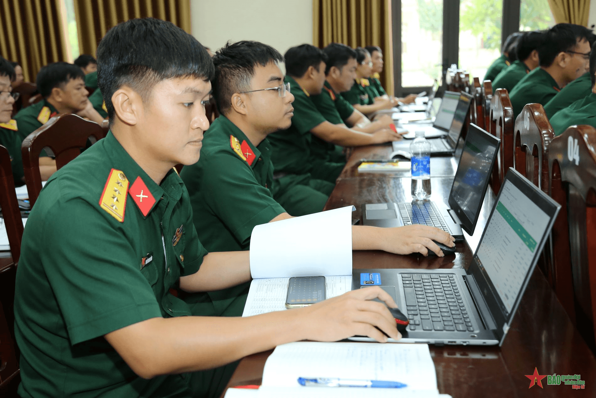 Quân khu 5 tập huấn sử dụng phần mềm quản lý tài chính Bộ Quốc phòng