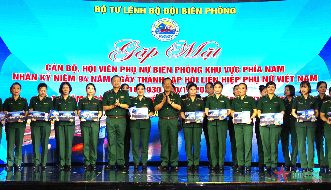 Bộ tư lệnh Bộ đội Biên phòng gặp mặt cán bộ, hội viên phụ nữ khu vực phía Nam