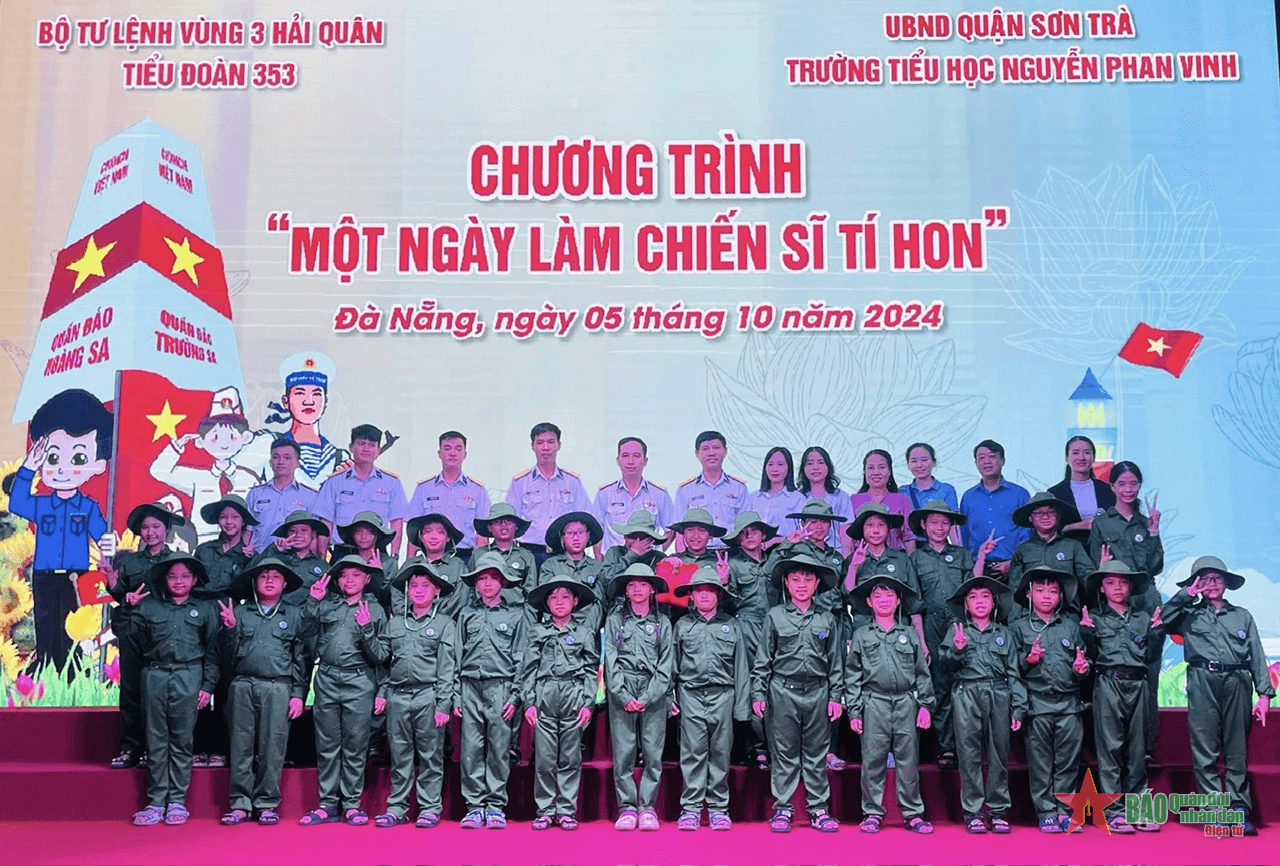 Vùng 3 Hải quân: Giáo dục truyền thống cho học sinh tiểu học