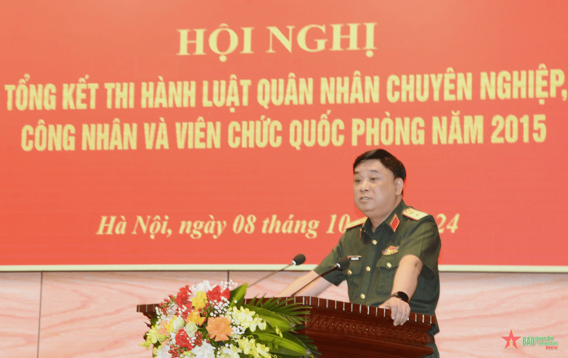 Tổng cục Công nghiệp Quốc phòng tổng kết thi hành Luật Quân nhân chuyên nghiệp, công nhân và viên chức quốc phòng