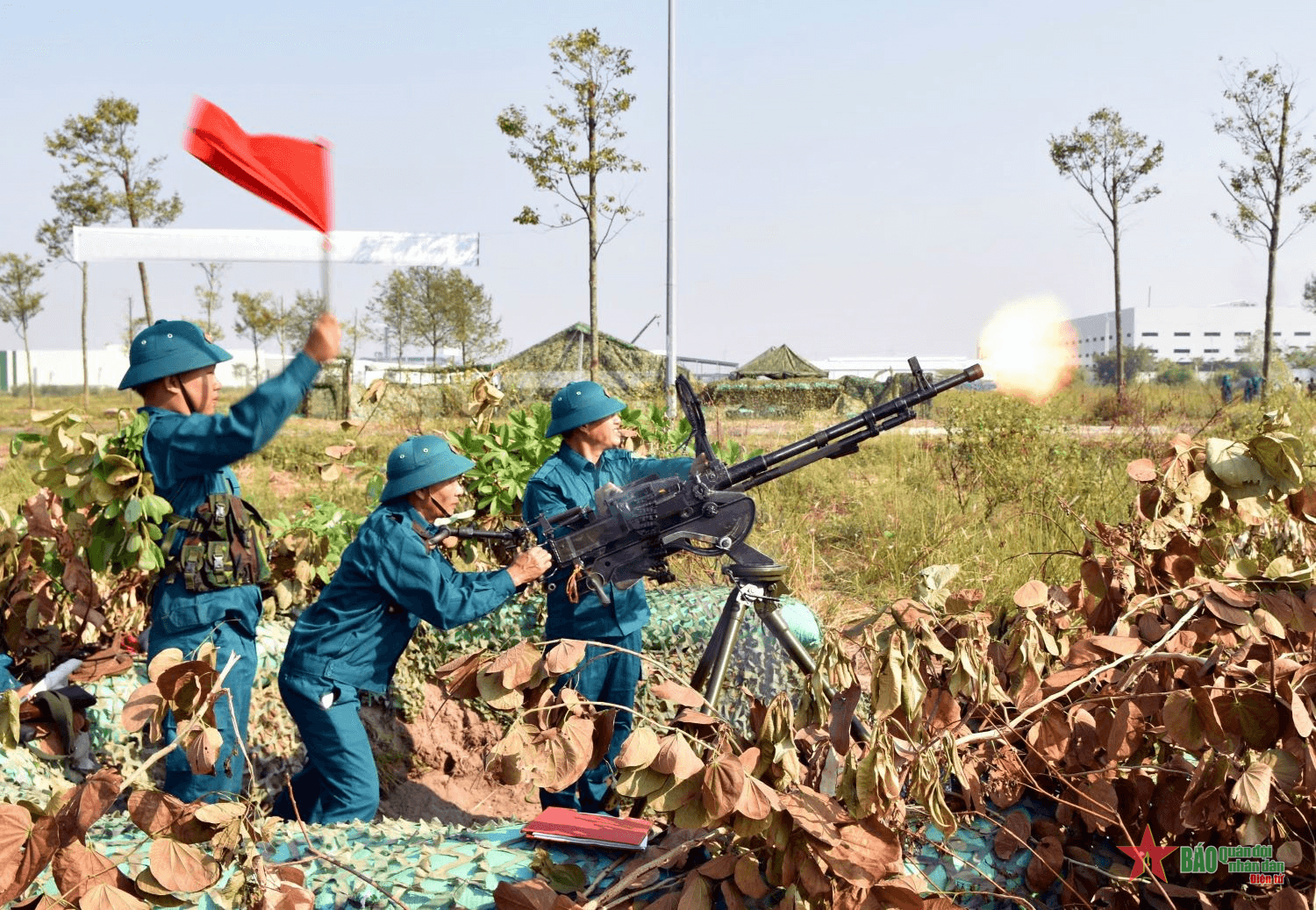 Phường Gia Đông, thị xã Thuận Thành, tỉnh Bắc Ninh làm điểm diễn tập chiến đấu trong khu vực phòng thủ