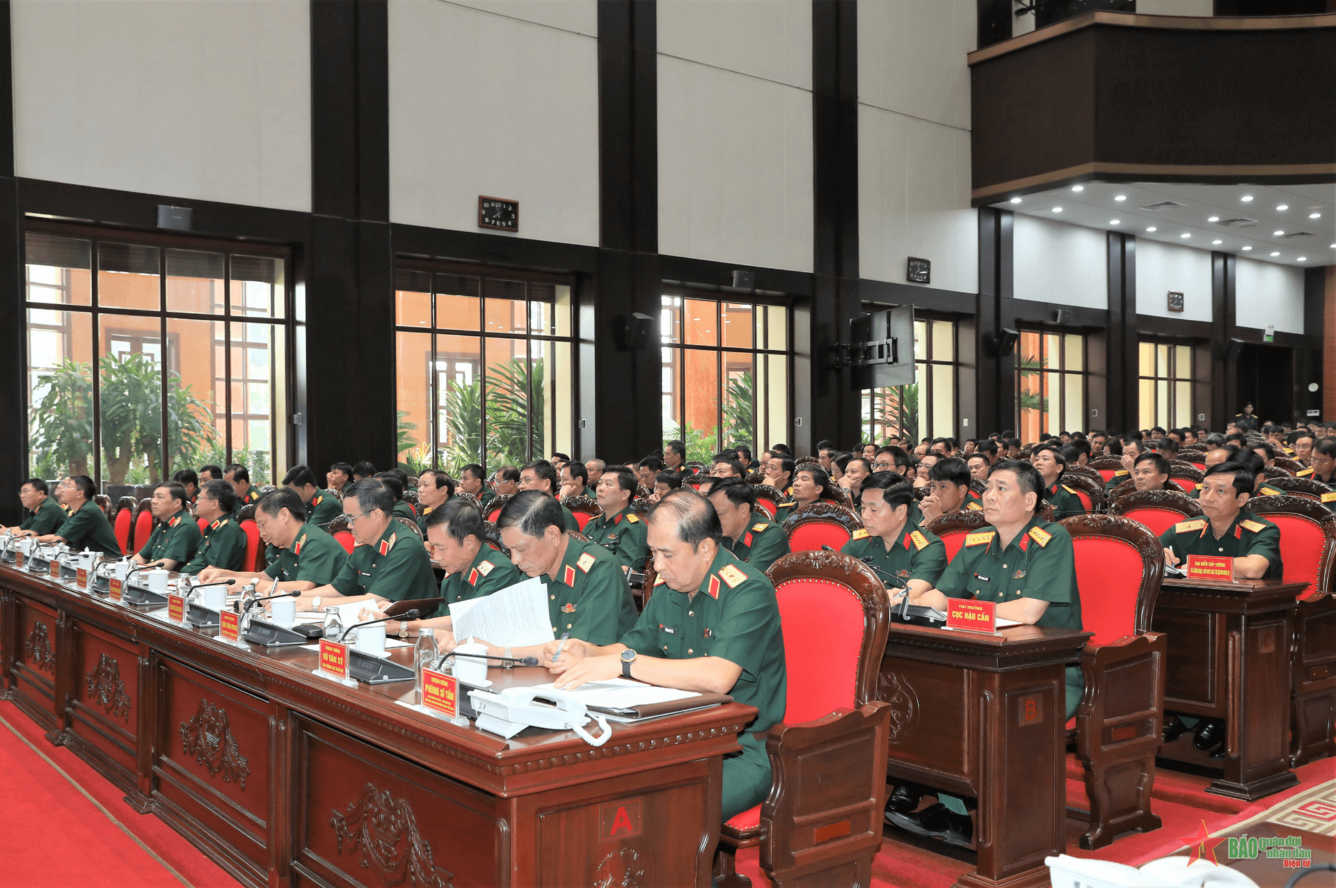 Đảng ủy Bộ Tổng Tham mưu - Cơ quan Bộ Quốc phòng tổ chức thông báo nhanh kết quả Hội nghị Trung ương 10, khóa XIII