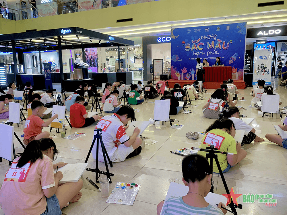 Gieo mầm tình yêu đất nước với cuộc thi vẽ “Tự hào Thủ đô tôi”