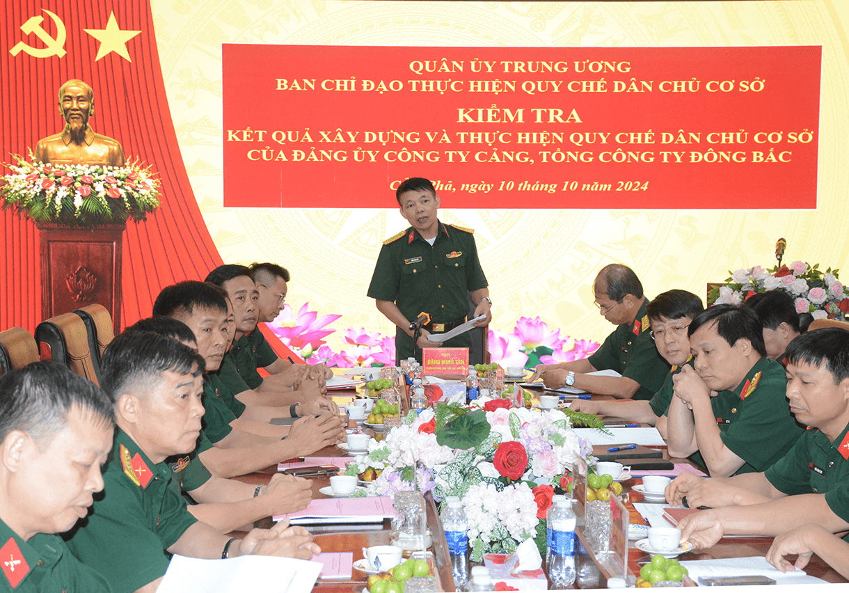 Công ty Cảng, Tổng Công ty Đông Bắc thực hiện nghiêm Quy chế dân chủ cơ sở