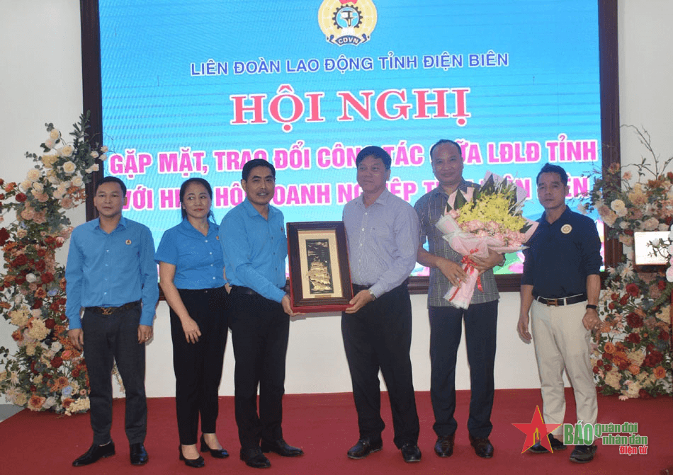 Liên đoàn Lao động và Hiệp hội Doanh nghiệp tỉnh Điện Biên gặp mặt, trao đổi, thống nhất công tác phối hợp