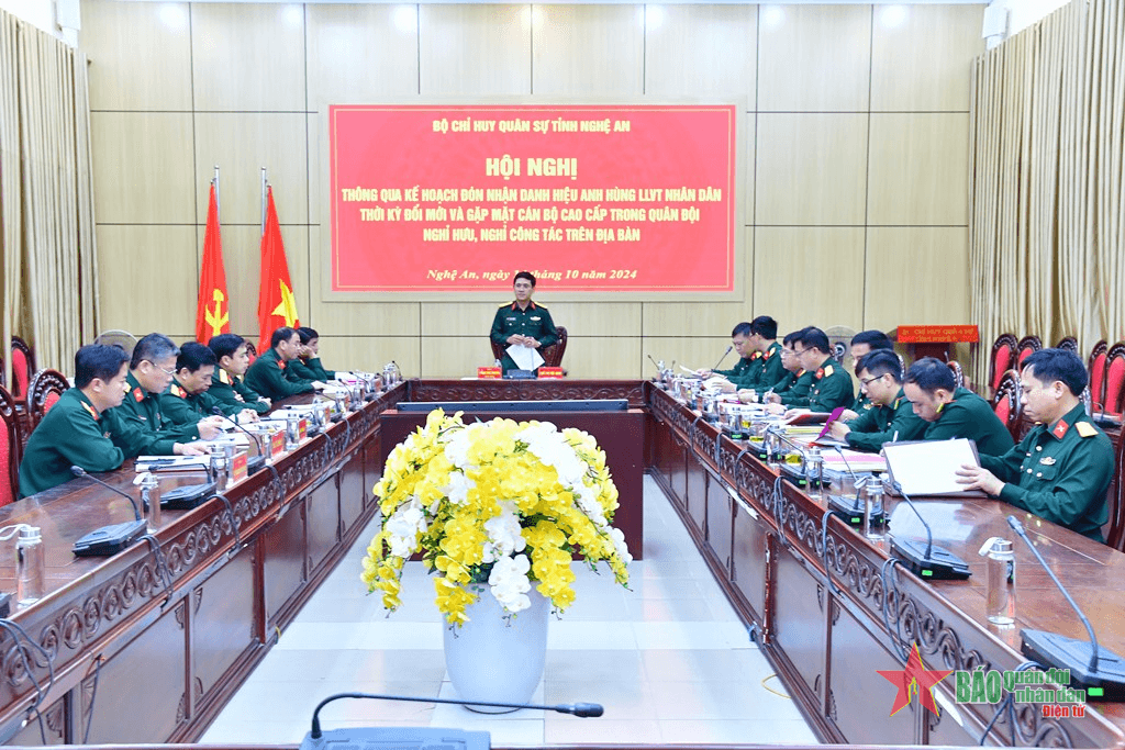 Lực lượng vũ trang tỉnh Nghệ An được phong tặng Anh hùng Lực lượng vũ trang nhân dân