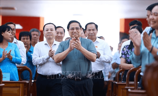 Thủ tướng Phạm Minh Chính tiếp xúc cử tri thành phố Cần Thơ