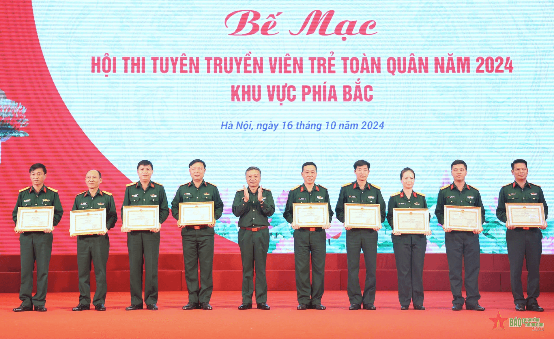 Hội thi tuyên truyền viên trẻ toàn quân khu vực phía Bắc thành công tốt đẹp