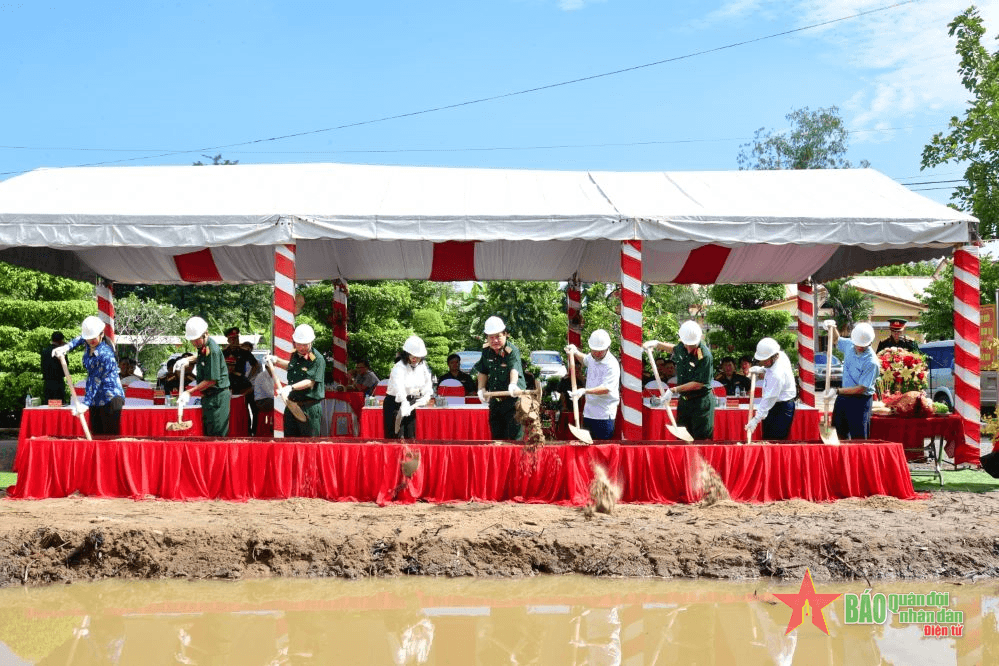 Khởi công xây dựng các doanh trại thuộc Bộ CHQS tỉnh Vĩnh Long
