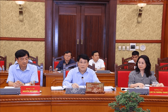 Thường trực Ban Bí thư Lương Cường chủ trì giao ban công tác quý III-2024