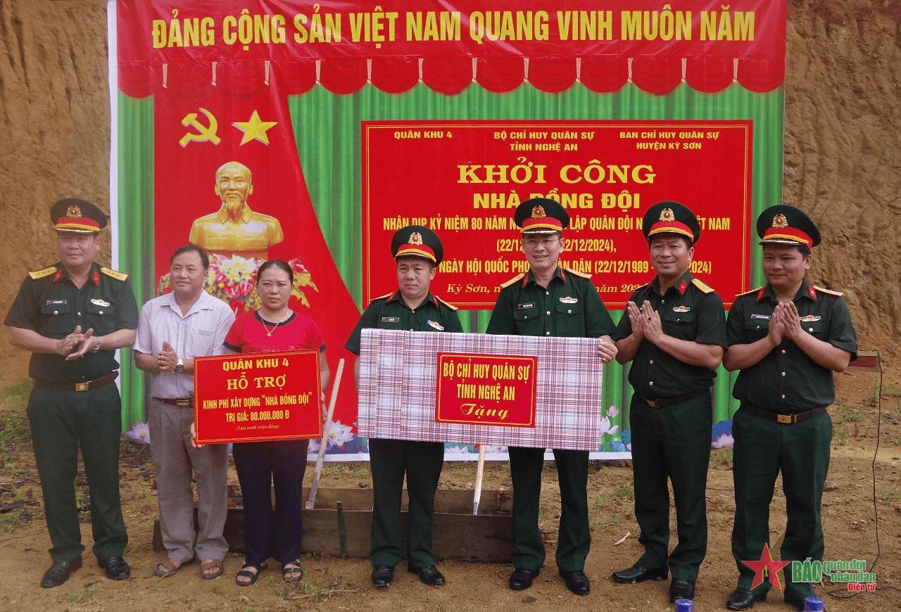 Những ngôi nhà thắm đượm nghĩa tình quân dân