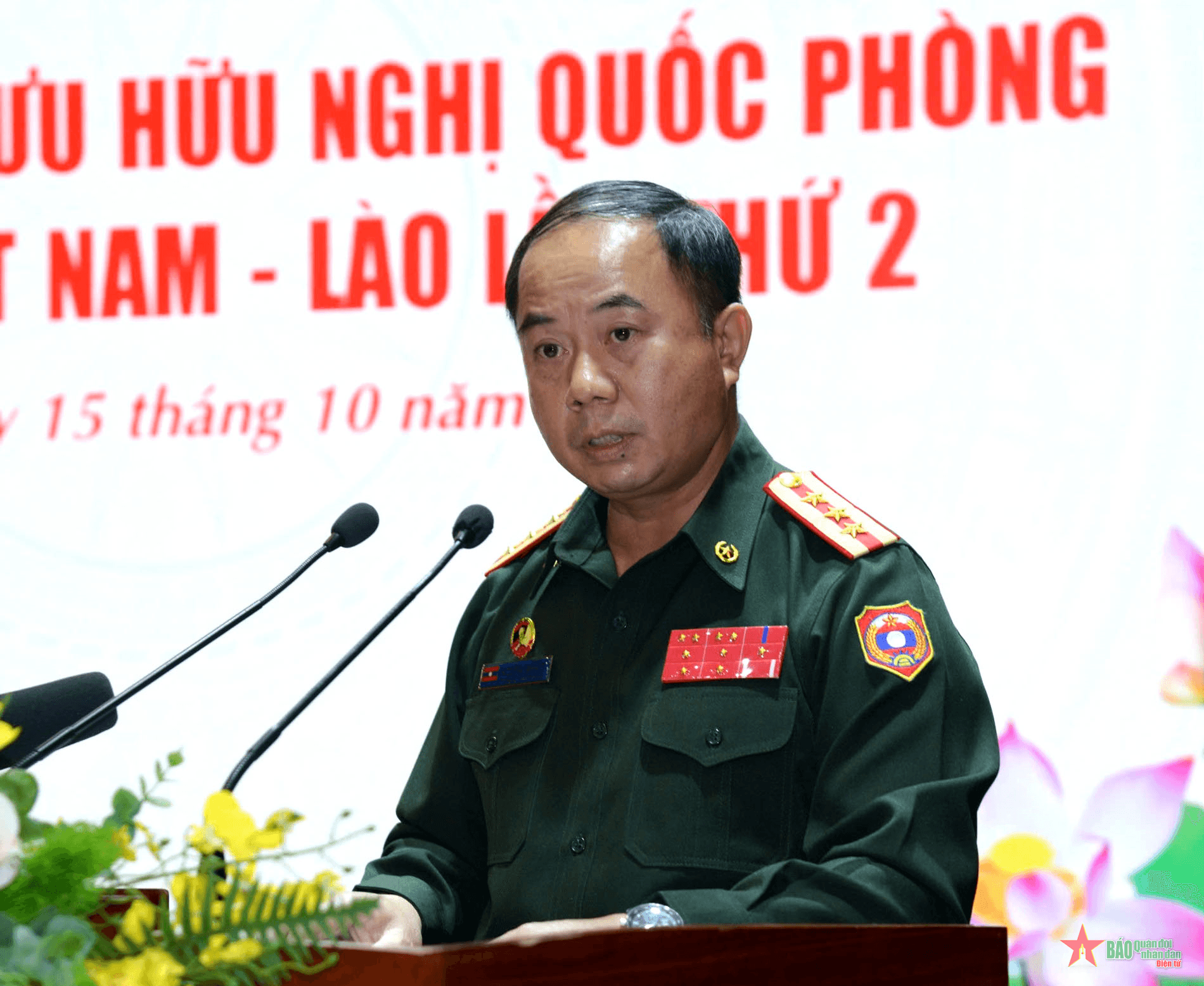 Mở ra một chương mới trong hợp tác quốc phòng Việt Nam-Lào