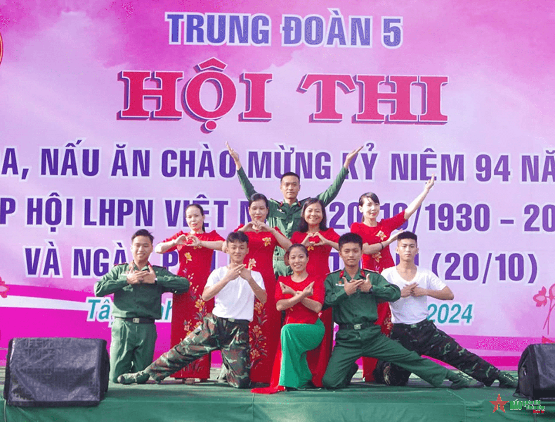 Sôi nổi hoạt động chào mừng Ngày Phụ nữ Việt Nam tại Sư đoàn 5