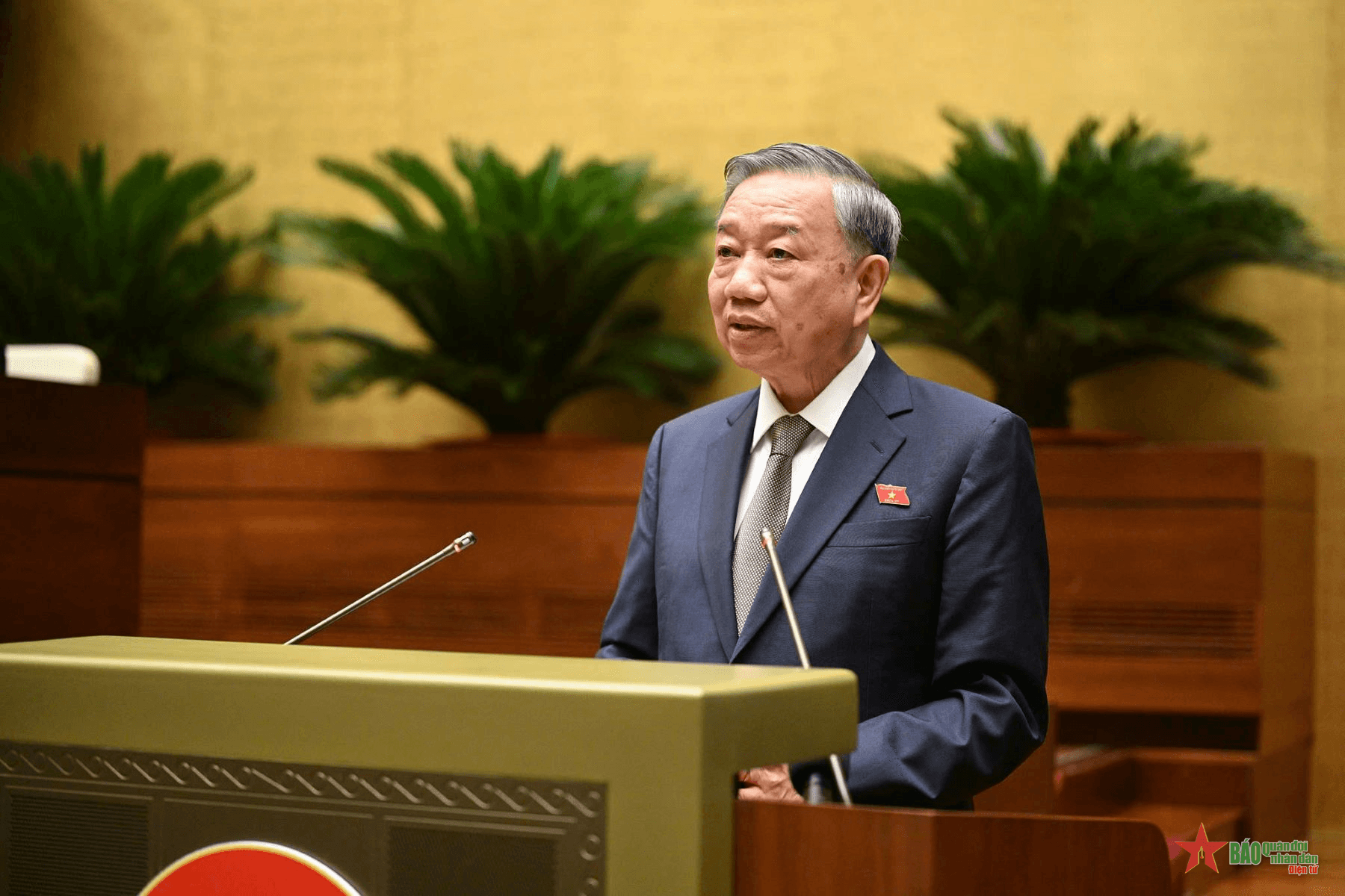 Phát biểu của Tổng Bí thư, Chủ tịch nước Tô Lâm tại phiên khai mạc Kỳ họp thứ tám, Quốc hội khóa XV