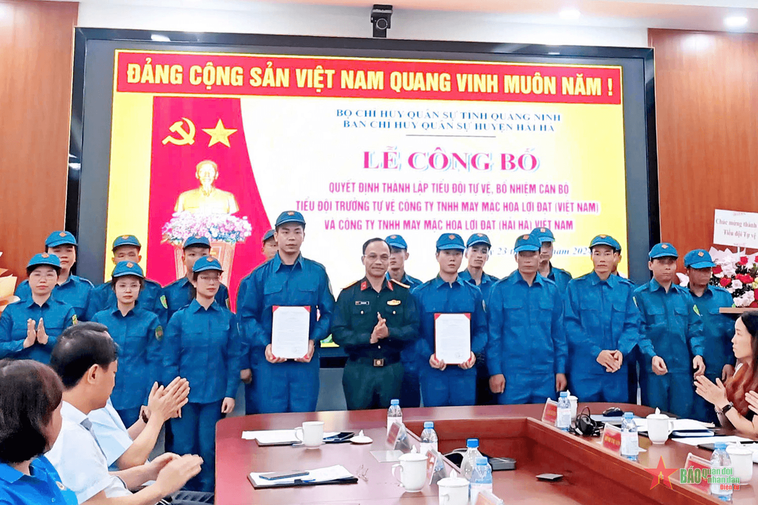 Ban CHQS huyện Hải Hà (Quảng Ninh): Thành lập 2 Tiểu đội tự vệ