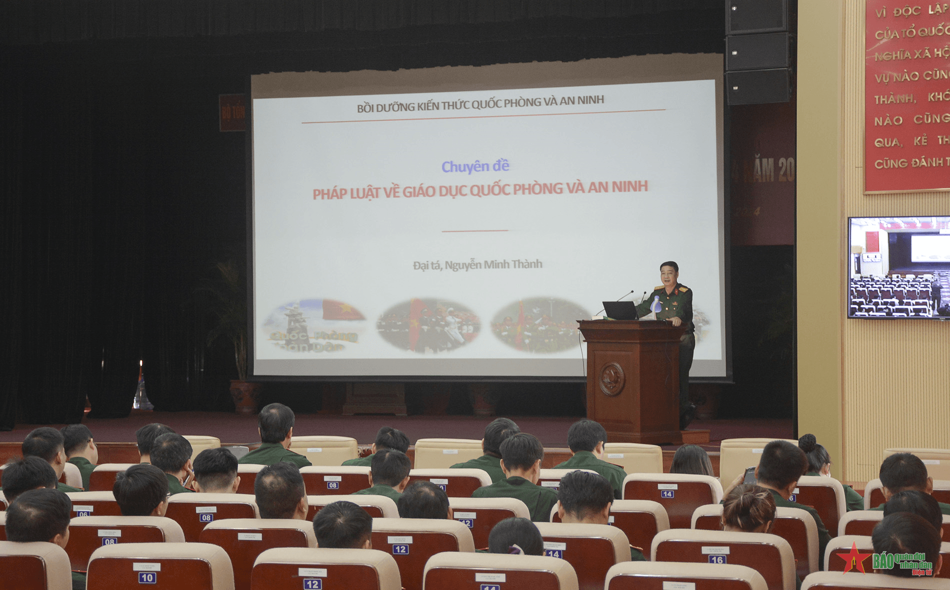 Khai mạc lớp bồi dưỡng kiến thức quốc phòng, an ninh năm 2024