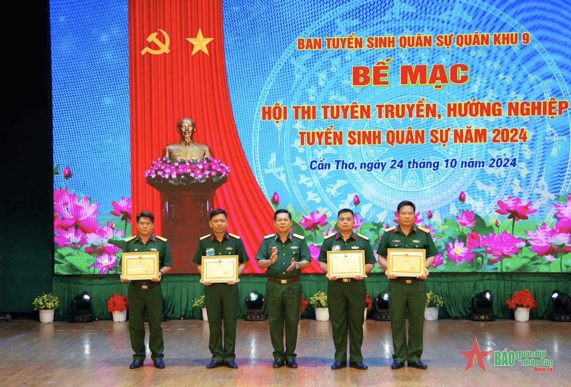 Quân khu 9 bế mạc Hội thi Tuyên truyền, hướng nghiệp tuyển sinh quân sự