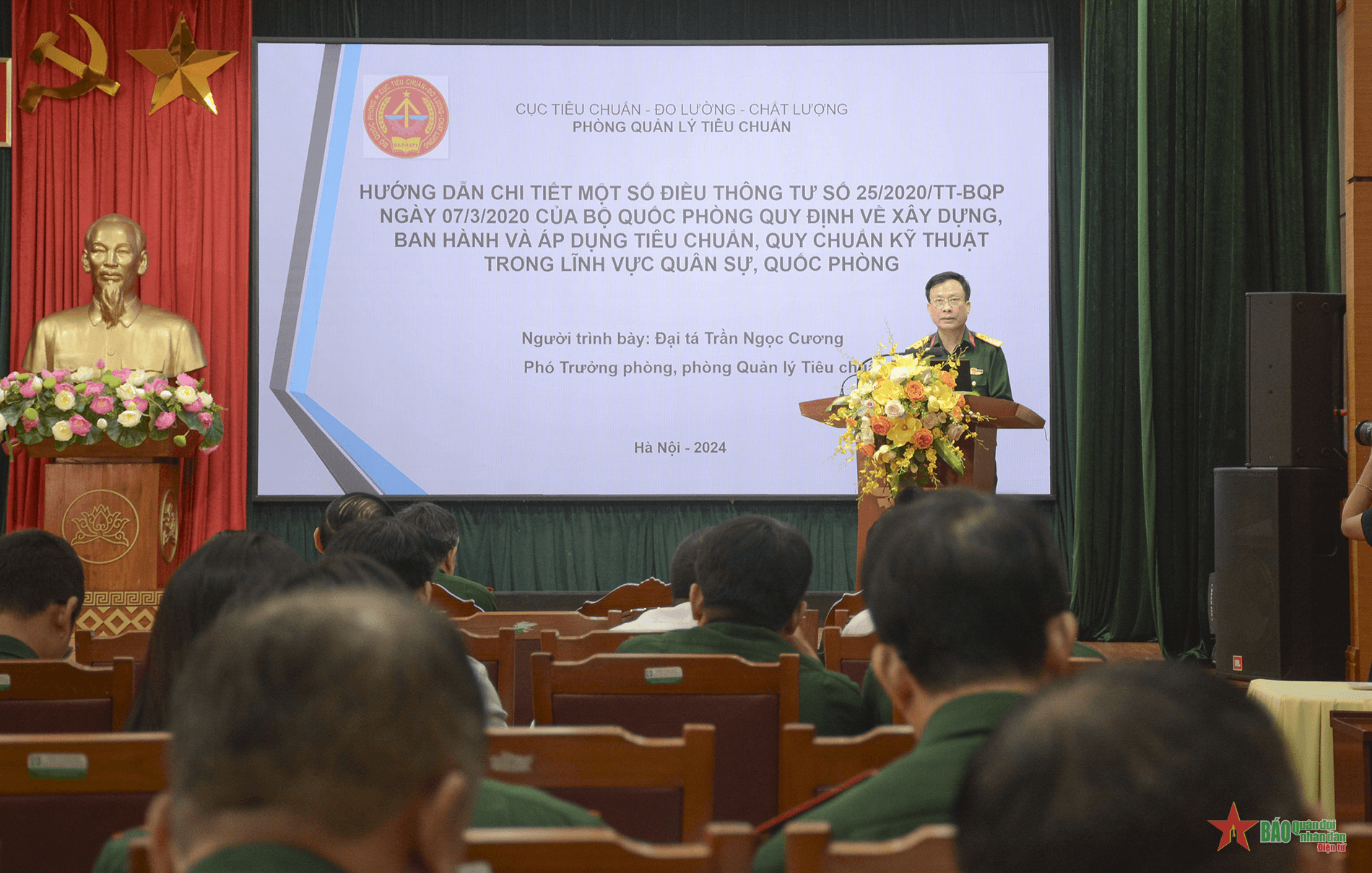 Tập huấn công tác tiêu chuẩn, đo lường, chất lượng và đăng kiểm quân sự năm 2024