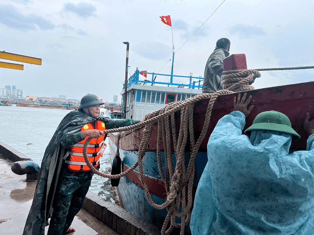 Bộ đội Biên phòng TP Đà Nẵng: Chuẩn bị mọi mặt, sẵn sàng giúp nhân dân phòng, chống bão số 6