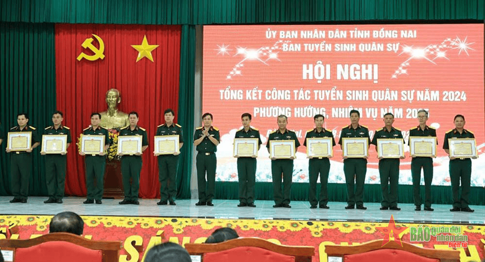 Đồng Nai có 82 thí sinh trúng tuyển các học viện, nhà trường quân đội