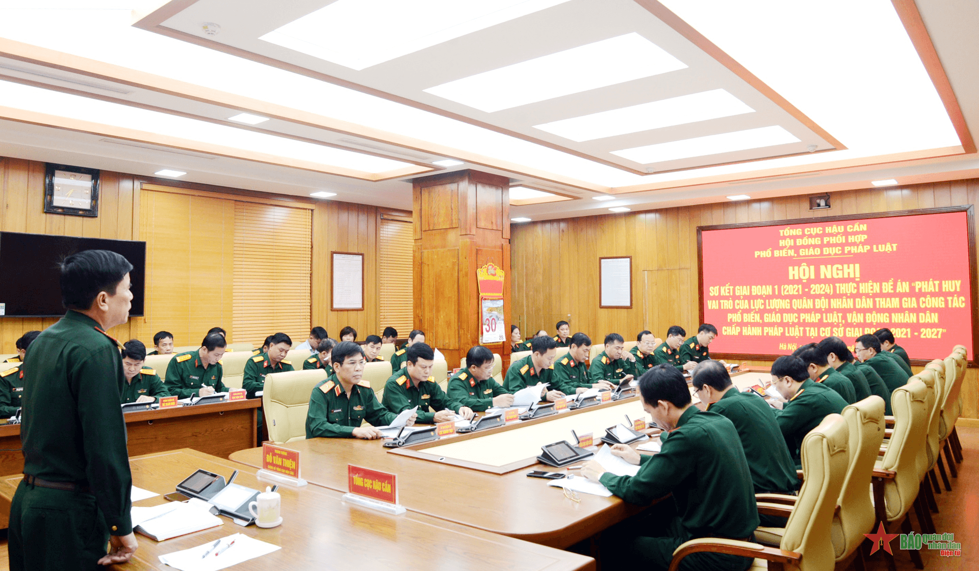 Tổng cục Hậu cần sơ kết thực hiện Đề án 1371 giai đoạn 1 (2021-2024)