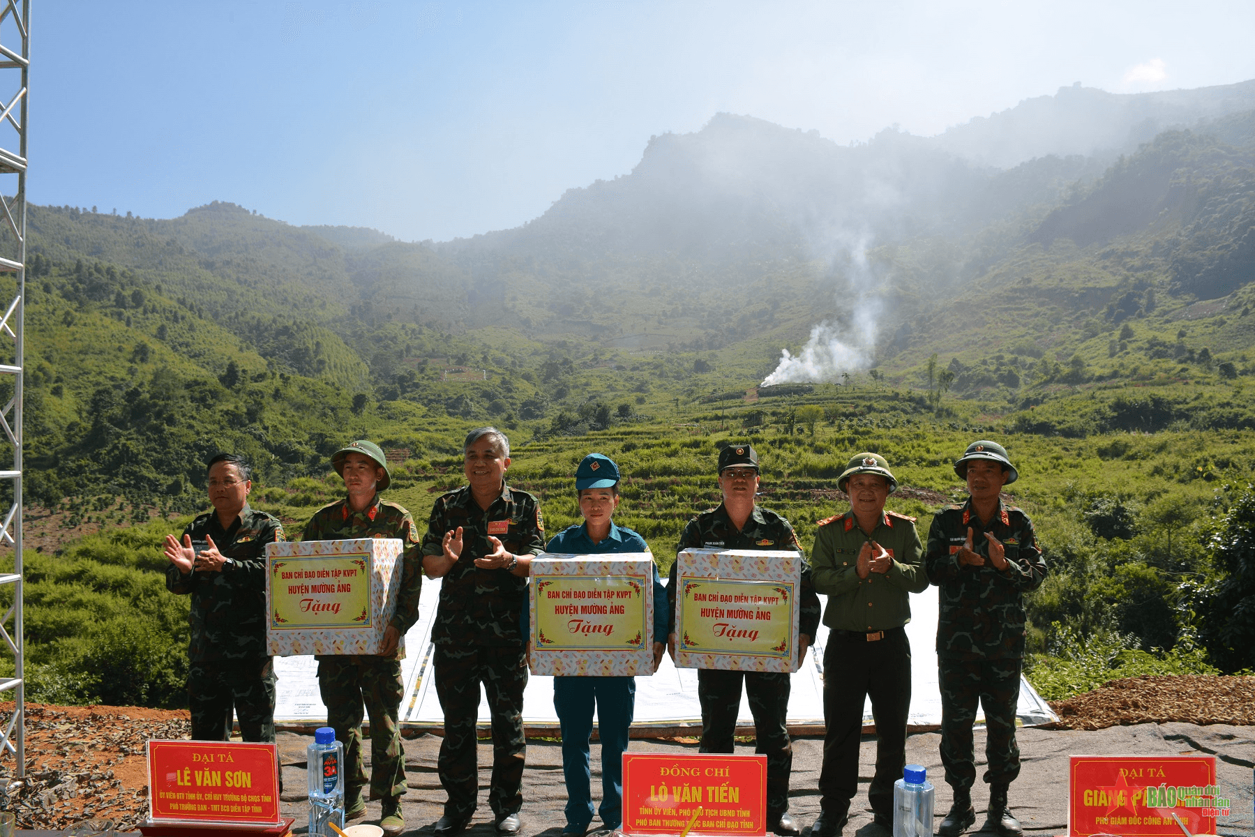 Huyện Mường Ảng, tỉnh Điện Biên hoàn thành xuất sắc nhiệm vụ diễn tập năm 2024